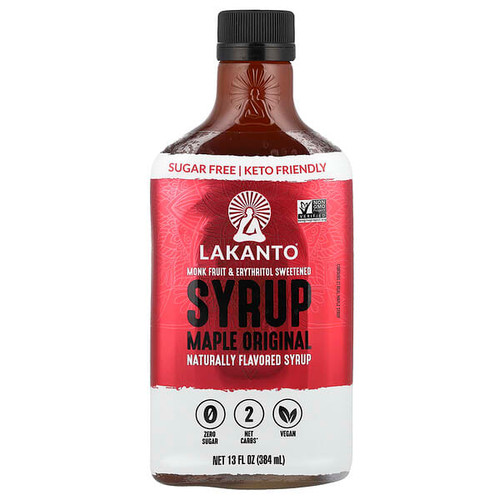 <img alt="Lakanto, Maple Original Syrup, Monk Fruit & Erythritol Sweetened, 13 fl oz (384 ml)" title="Lakanto, Maple Original Syrup, Monk Fruit & Erythritol Sweetened, 13 fl oz (384 ml),843076000266"