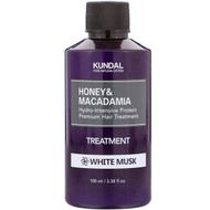 3 PACK OF Kundal, Honey & Macadamia, Treatment, White Musk, 3.38 fl oz (100 ml)