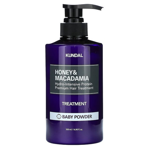 <img alt="Kundal, Honey & Macadamia, Treatment, Baby Powder, 16.9 fl oz (500 ml)" title="Kundal, Honey & Macadamia, Treatment, Baby Powder, 16.9 fl oz (500 ml),8809568740616"