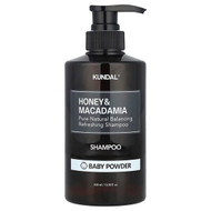 <img alt="Kundal, Honey & Macadamia, Shampoo, Baby Powder, 16.9 fl oz (500 ml)" title="Kundal, Honey & Macadamia, Shampoo, Baby Powder, 16.9 fl oz (500 ml),8809568740425"