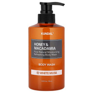 <img alt="Kundal, Body Wash, White Musk, Honey & Macadamia, 16.9 fl oz (500 ml)" title="Kundal, Body Wash, White Musk, Honey & Macadamia, 16.9 fl oz (500 ml),8809568740258"