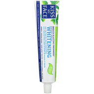 3 PACK OF Kiss My Face, Whitening Toothpaste with Tea Tree Oil, Aloe & Iceland Moss, Fluoride Free, Cool Mint Gel, 4.5 oz (127.6 g)