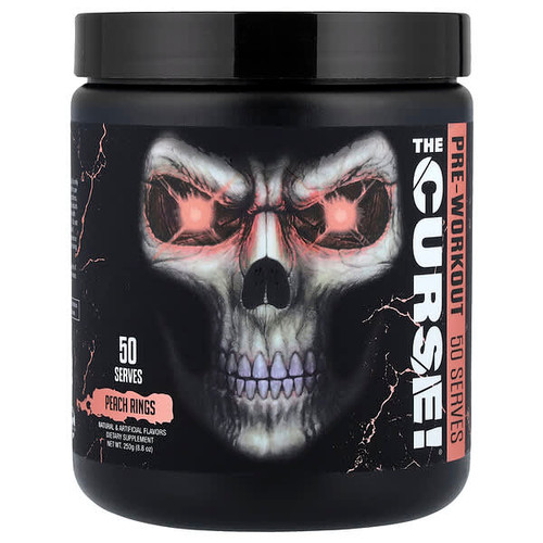 <img alt="JNX Sports, The Curse, Pre-Workout, Peach Rings, 8.8 oz (250 g)" title="JNX Sports, The Curse, Pre-Workout, Peach Rings, 8.8 oz (250 g),799439599444"