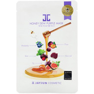 3 PACK OF Jayjun Cosmetic, Honey Dew Purple Mask, 1 Sheet, 25 ml