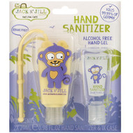 3 PACK OF Jack n' Jill, Hand Sanitizer, Monkey, 2 Pack, 0.98 fl oz (29 ml) Each and 1 Case