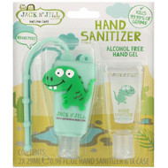 3 PACK OF Jack n' Jill, Hand Sanitizer, Dino, 2 Pack, 0.98 fl oz (29 ml) Each and 1 Case