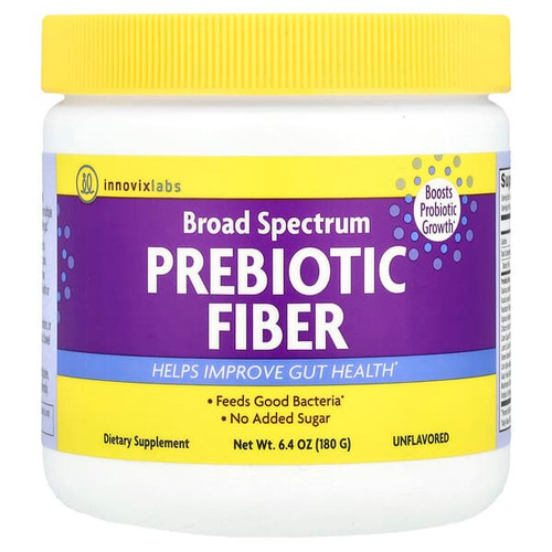 <img alt="InnovixLabs, Broad Spectrum Prebiotic Fiber, Unflavored, 6.4 oz (180 g)" title="InnovixLabs, Broad Spectrum Prebiotic Fiber, Unflavored, 6.4 oz (180 g),794504985153"