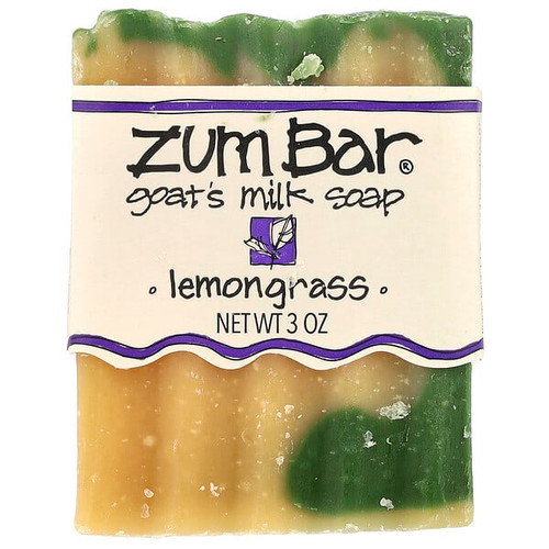 <img alt="ZUM, Zum Bar, Goats Milk Bar Soap, Lemongrass, 3 oz" title="ZUM, Zum Bar, Goats Milk Bar Soap, Lemongrass, 3 oz,663204210653"