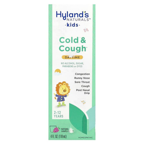 <img alt="Hylands Naturals, Kids, Cold & Cough, Daytime, Ages 2-12, Natural Grape, 4 fl oz (118 ml)" title="Hylands Naturals, Kids, Cold & Cough, Daytime, Ages 2-12, Natural Grape, 4 fl oz (118 ml),354973324312"