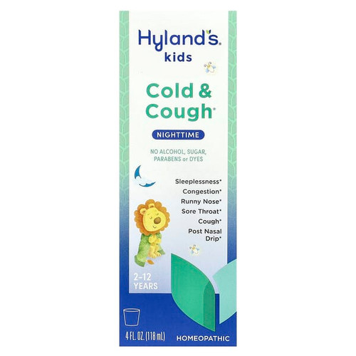 <img alt="Hylands Naturals, Kids, Cold & Cough, Nighttime, Ages 2-12, Unflavored, 4 fl oz (118 ml)" title="Hylands Naturals, Kids, Cold & Cough, Nighttime, Ages 2-12, Unflavored, 4 fl oz (118 ml),354973337510"