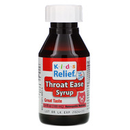 Homeolab USA, Kids Relief, Throat Ease Syrup, 0-12 Yrs, 3.4 fl oz (100 ml)