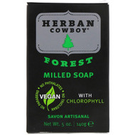 3 PACK OF Herban Cowboy, Milled Soap, Forest, 5 oz (140 g)