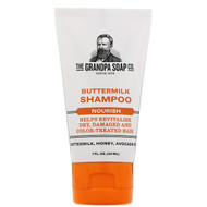 3 PACK OF Grandpas, Buttermilk Shampoo, Nourish, 1 fl oz (30 ml)