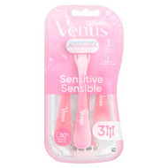 <img alt="Gillette, Venus, Sensitive, 3 Disposable Razors" title="Gillette, Venus, Sensitive, 3 Disposable Razors,047400313897"