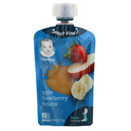 3 PACK OF Gerber, Smart Flow, Apple, Strawberry, Banana, 3.5 oz (99 g)