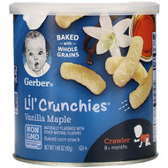 3 PACK OF Gerber, Lil' Crunchies, 8+ Months, Vanilla Maple, 1.48 oz (42 g)