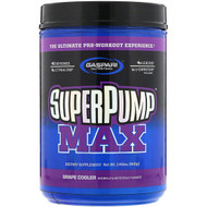 Gaspari Nutrition, SuperPump Max, Grape Cooler, 1.41 lbs (640 g)