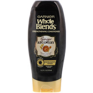 3 PACK OF Garnier, Whole Blends, Strengthening Conditioner, Ginger Recovery, 12.5 fl oz (370 ml)