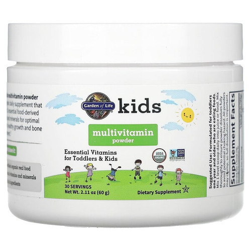 <img alt="Garden of Life, Kids Multivitamin Powder,  2.11 oz (60 g)" title="Garden of Life, Kids Multivitamin Powder,  2.11 oz (60 g),658010125253"