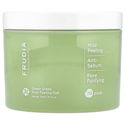 <img alt="Frudia, Green Grape Pore Peeling Pad, 70 Pads, 5.7 fl oz (170 ml)" title="Frudia, Green Grape Pore Peeling Pad, 70 Pads, 5.7 fl oz (170 ml),8803348041924"