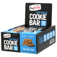 FlapJacked, Soft Baked Cookie Bar, Chocolate Chip, 12 Bars, 1.90 oz (54 g) Each