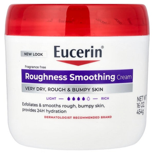 <img alt="Eucerin, Roughness Smoothing Cream, Very Dry, Rough & Bumpy Skin, Fragrance Free, 16 oz (454 g)" title="Eucerin, Roughness Smoothing Cream, Very Dry, Rough & Bumpy Skin, Fragrance Free, 16 oz (454 g),072140025649"