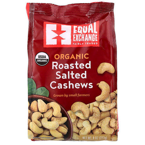 <img alt="Equal Exchange, Organic Roasted Salted Cashews, 8 oz (227 g)" title="Equal Exchange, Organic Roasted Salted Cashews, 8 oz (227 g),745998206279"