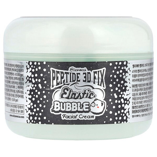 <img alt="Elizavecca, Peptide 3D Fix Elastic Bubble Facial Cream, 3.53 oz (100 g)" title="Elizavecca, Peptide 3D Fix Elastic Bubble Facial Cream, 3.53 oz (100 g),8809624500062"