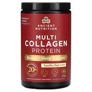 <img alt="Ancient Nutrition, Multi Collagen Protein, Beauty + Sleep Support, Vanilla Chai, 1 lb (456 g)" title="Ancient Nutrition, Multi Collagen Protein, Beauty + Sleep Support, Vanilla Chai, 1 lb (456 g),816401024664"