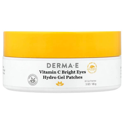 <img alt="DERMA E, Vitamin C Bright Eyes Hydro Gel Patches, For All Skin Types, 60 Gel Patches" title="DERMA E, Vitamin C Bright Eyes Hydro Gel Patches, For All Skin Types, 60 Gel Patches,030985003628"