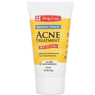3 PACK OF De La Cruz, Ointment, Acne Treatment with 10% Sulfur, Maximum Strength, 2.6 oz (74 g)