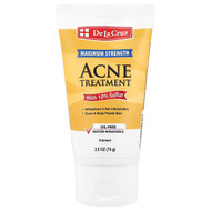 <img alt="De La Cruz, Acne Treatment Ointment with 10% Sulfur, Maximum Strength, 2.6 oz (74 g)" title="De La Cruz, Acne Treatment Ointment with 10% Sulfur, Maximum Strength, 2.6 oz (74 g),024286151706"