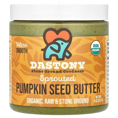 <img alt="Dastony, Organic Sprouted Pumpkin Seed Butter, Ultra Smooth, 8 oz (227 g)" title="Dastony, Organic Sprouted Pumpkin Seed Butter, Ultra Smooth, 8 oz (227 g),850018464871"