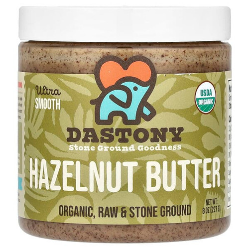 <img alt="Dastony, Organic Hazelnut Butter, Ultra Smooth, 8 oz (227 g)" title="Dastony, Organic Hazelnut Butter, Ultra Smooth, 8 oz (227 g),850018464826"