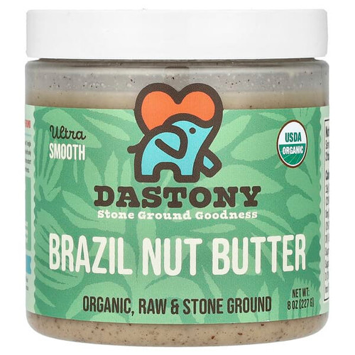 <img alt="Dastony, Organic Brazil Nut Butter, Ultra Smooth, 8 oz (227 g)" title="Dastony, Organic Brazil Nut Butter, Ultra Smooth, 8 oz (227 g),850018464833"