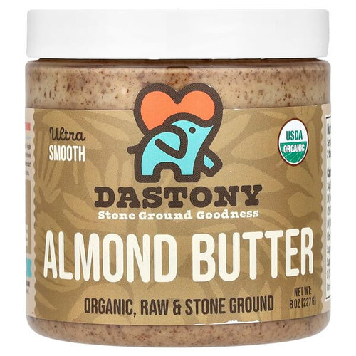 <img alt="Dastony, Organic Almond Butter, Ultra Smooth, 8 oz (227 g)" title="Dastony, Organic Almond Butter, Ultra Smooth, 8 oz (227 g),850018464741"
