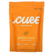 Cure Hydration, Hydration Mix, Golden Hour Ginger Turmeric, 14 Packs, 0.34 oz (9.5 g) Each