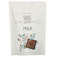 3 PACK OF ChocZero, Milk Chocolate Squares, No Sugar Added, 10 Pieces, 3.5 oz Each