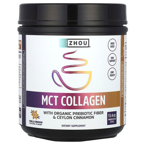 <img alt="Zhou Nutrition, MCT Collagen, Vanilla Cinnamon, 13.4 oz (379 g)" title="Zhou Nutrition, MCT Collagen, Vanilla Cinnamon, 13.4 oz (379 g),669191494779"