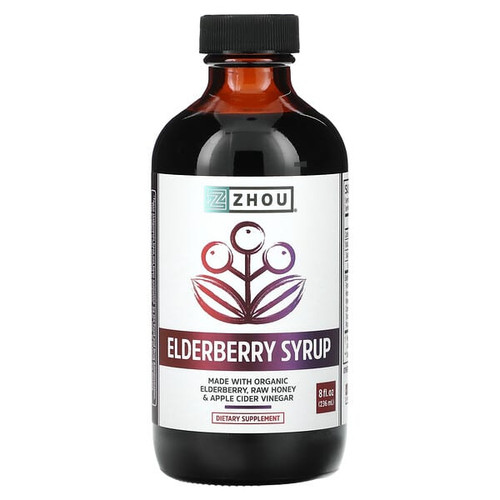 <img alt="Zhou Nutrition, Elderberry Syrup, 8 fl oz (236 ml)" title="Zhou Nutrition, Elderberry Syrup, 8 fl oz (236 ml),669191899710"