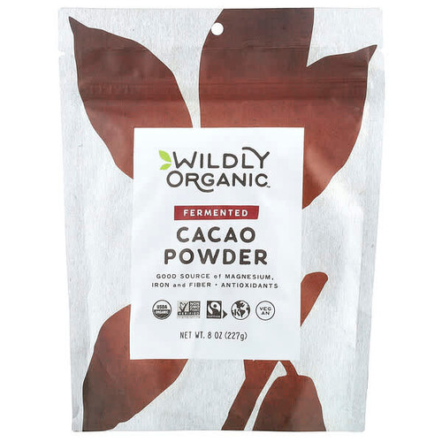 <img alt="Wildly Organic, Fermented Cacao Powder, 8 oz (227 g)" title="Wildly Organic, Fermented Cacao Powder, 8 oz (227 g),898392004641"