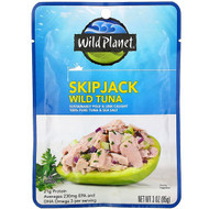 3 PACK OF Wild Planet, Skipjack Wild Tuna, 3 oz (85 g)