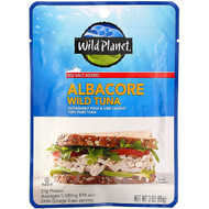 3 PACK OF Wild Planet, Albacore Wild Tuna, No Salt Added, 3 oz (85 g)