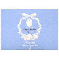 White Rabbit, Premium Cosmetic Cotton Sheet, Perforated, 200 Sheets
