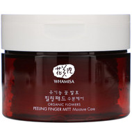 Whamisa, Organic Flowers, Moisture Care, Peeling Finger Mitt, 30 Mitts, 6.3 oz (180 g)