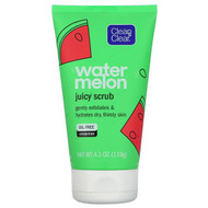 3 PACK OF Clean & Clear, Watermelon Juicy Scrub, 4.2 oz (119 g)
