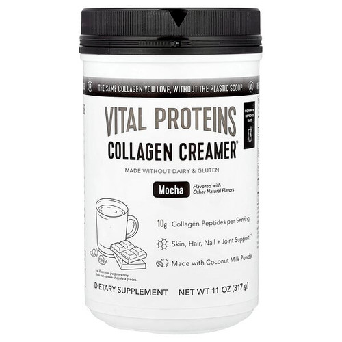 <img alt="Vital Proteins, Collagen Creamer, Mocha, 11 oz (317 g)" title="Vital Proteins, Collagen Creamer, Mocha, 11 oz (317 g),850232005058"