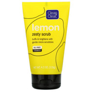 3 PACK OF Clean & Clear, Lemon Zesty Scrub, 4.2 oz (119 g)