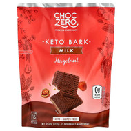 <img alt="ChocZero, Keto Bark, Milk Chocolate, Hazelnut, 15 Mini Bars, 6 oz (170 g)" title="ChocZero, Keto Bark, Milk Chocolate, Hazelnut, 15 Mini Bars, 6 oz (170 g),850008751028"