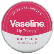 3 PACK OF Vaseline, Lip Therapy, Rosy Lips, 0.6 oz (17 g)